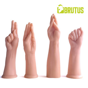 Brutus - Dildo - Fisting Dildo - Handsome Three Fingers Handballing - Lichte Huidskleur - PVC