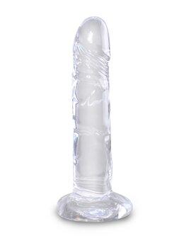 Pipedream - King Cock - Dildo - 15 cm - Transparant