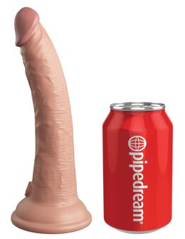 Pipedream - King Cock - Dual Density Dildo - 18 cm - Lichte Huidskleur