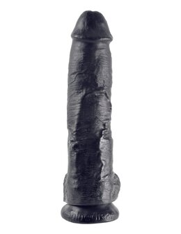 Pipedream - King Cock - Dildo met Balzak - 25,5 cm - Zwart