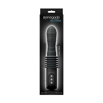 Pipedream - Renegade - Deep Stroker - Stotende Vibrator - Zwart