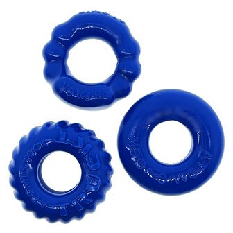 Oxballs - Bonemaker Cockring Set - 3 stuks - Blauw