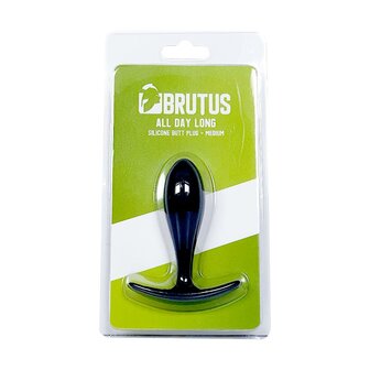 Brutus - Buttplug - Siliconen Anker Buttplug - All Day Long - Silicone Buttplug - Maat M