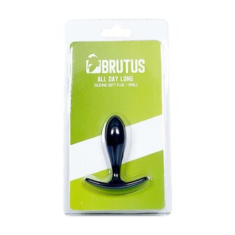 Brutus - Buttplug - Siliconen Anker Buttplug - All Day Long - Silicone Buttplug - Maat S