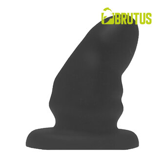 Brutus - Bum Buddy - Invictus - Buttplug - Anaal Dildo - Siliconen - Zwart - Maat XK