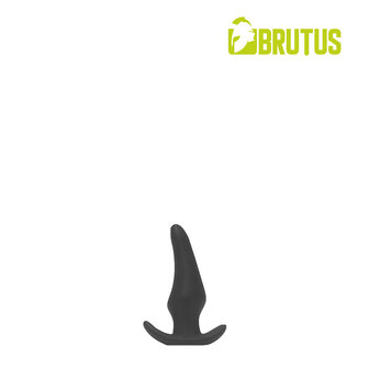 Brutus - Bum Buddy - Hercules - Anaal Dildo - Anker Buttplug - Siliconen - Zwart - Maat S