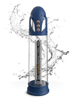 Pipedream - Pump Worx Max Boost Pro Flow - Blauw/Transparant