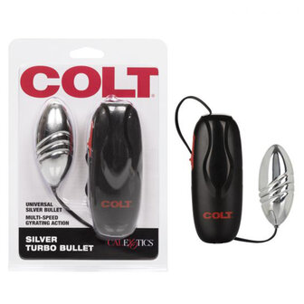 Colt - Turbo Bullet - Vibrerend Eitje - Zilver