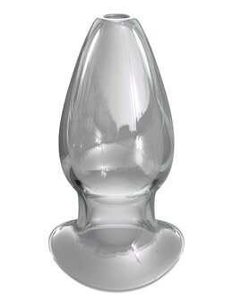 Pipedream - Anal Fantasy Elite Mega Anal Glass Gaper - Holle Glazen Buttplug - Transparant