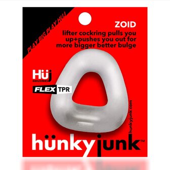 H&uuml;nkyjunk - Zoid - Trapezium Cockring - Transparant