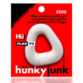 H&uuml;nkyjunk - Zoid - Trapezium Cockring - Wit