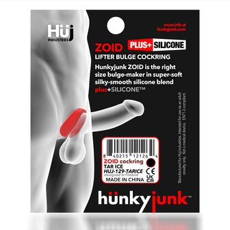 H&uuml;nkyjunk - Zoid - Trapezium Cockring - Zwart