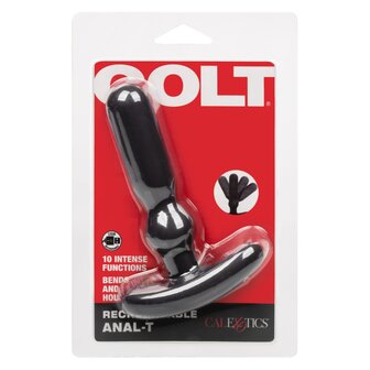 Colt - Anal-T - Oplaadbare Vibrerende Buttplug - Zwart