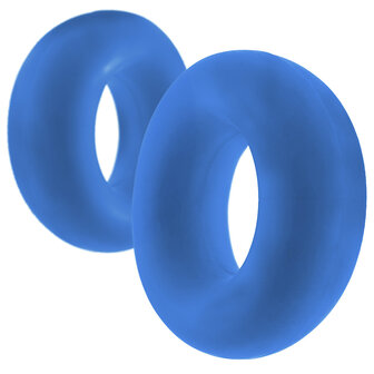 H&uuml;nkyjunk - Stiffy - Cockring - 2 stuks - Blauw