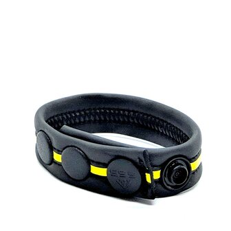 665 - Ball Strap - Cockring - Neoprene Racer Gun Strap - Geel