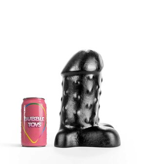 Bubble Toys - Mousse - Anaal Dildo - Zwart - Large