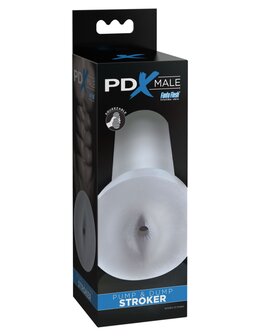 Pipedream - PDX Male Pump &amp; Dump Stroker - Transparant