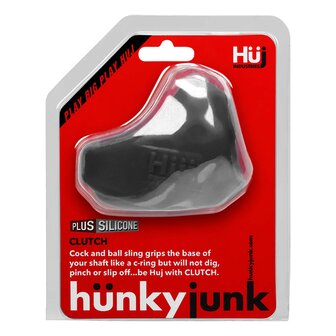 H&uuml;nkyjunk - Clutch Cock &amp; Ball Sling - Black Tar