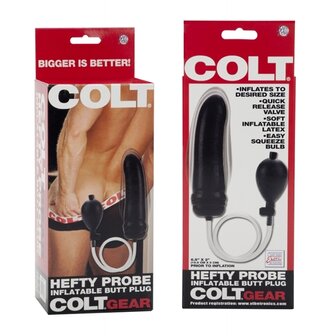 Colt - Hefty Probe - Opblaasbare Dildo - Zwart