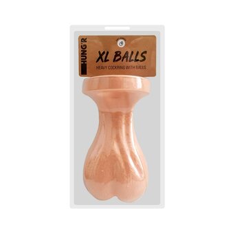 HUNG&#039;R - XL Balls - Heavy Cockring - Lichte huidskleur