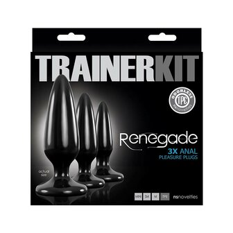 Pipedream - Renegade - Pleasure Plug Set - 3 stuks