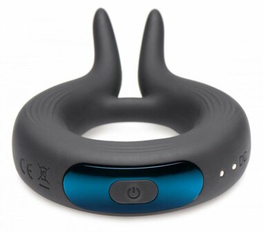 Trinity Vibes - Cock Viper - Dual Stim Vibrerende Cockring - Zwart