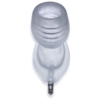 Oxballs - Glowhole-1 Buttplug + LED insert - Small - Transparant