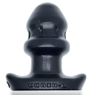 Oxballs - Drain-O Flow-Thru Buttplug - Zwart - Large