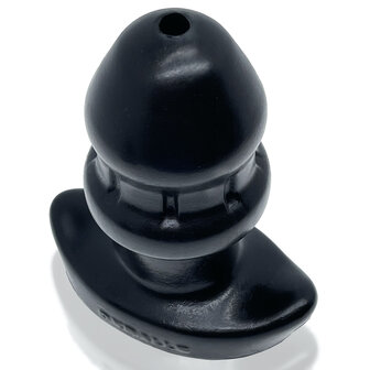 Oxballs - Drain-O Flow-Thru Buttplug - Zwart - Large