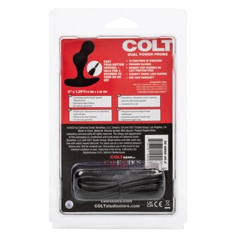 Colt - Oplaadbare Dual Power Probe - Prostaat Plug - Zwart