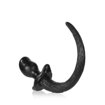 Oxballs - Beagle Puppy Tail - Buttplug met Staart - Zwart - Medium