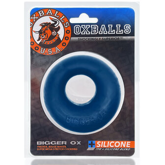 Oxballs - Bigger Ox Cockring - Blauw Ice