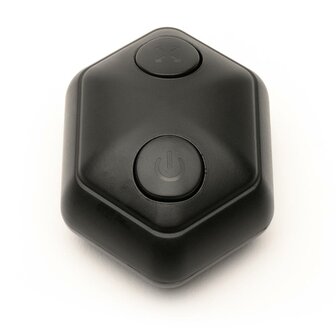 The VIP - Vibrerende Opblaasbare Buttplug - Zwart