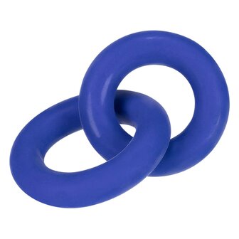 H&uuml;nkyjunk -  Duo-Linked - Cock &amp; Ball Ringen - Blauw