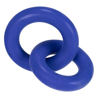 H&uuml;nkyjunk -  Duo-Linked - Cock &amp; Ball Ringen - Blauw