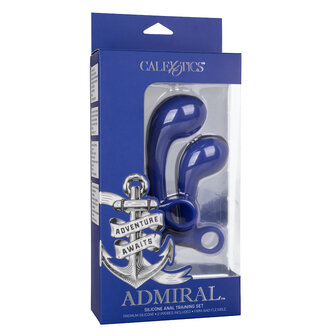 Calexotics - Admiral Siliconen Anale Training Set - Blauw