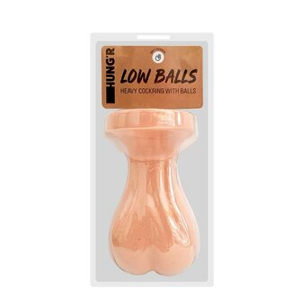 HUNG&#039;R - Low Balls - Heavy Cockring - Lichte huidskleur