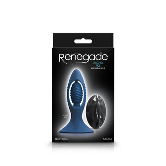 Pipedream - Renegade - V2 - Vibrerende Buttplug - Blauw