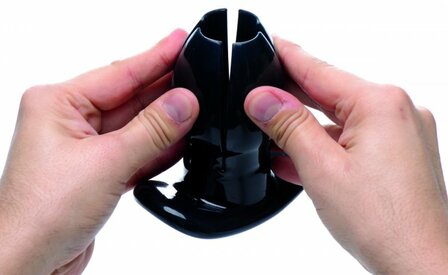 Master Series - Claw - Spreidende Buttplug - Zwart