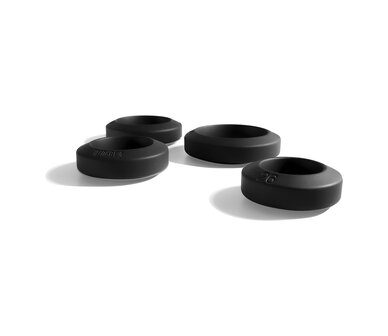 Brutus - Big Bulge - Siliconen Cockring Set met 4 verschillende maten - HyperSoft Silicone Cockring Set