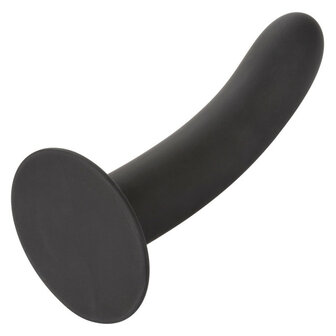 Calexotics - Boundless Smooth - Gladde Strap-on Anaal Plug met Zuignap - Siliconen - Maat L - Zwart