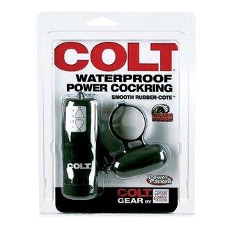 Colt - Waterproof Power Cockring - Zwart