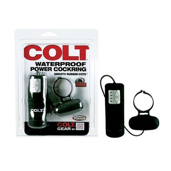 Colt - Waterproof Power Cockring - Zwart