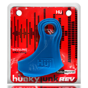 H&uuml;nkyjunk - Revsling - Vibrerende Cocksling - Blauw