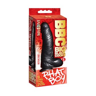 Icon - Phat Boy - Dildo - 26 x 6,8 cm  - Zwart