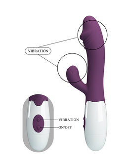 Pretty Love - Snappy - G-Spot Rabbit Vibrator - Paars