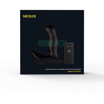 Nexus - Beat - Kloppende Prostaat Vibrator met Afstandsbediening - Zwart