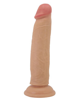 Pretty Love - Keon - Realistische Sliding Skin Dildo - 21,4 cm - Lichte Huidskleur