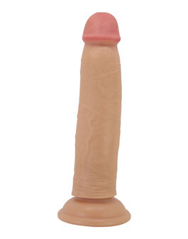 Pretty Love - Keon - Realistische Sliding Skin Dildo - 21,4 cm - Lichte Huidskleur