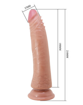 Pretty Love - Kable - Sliding Skin Realistische Dildo - 21 cm - Medium Huidskleur